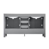 Jacques 84 in. Bathroom Freestanding Bathroom Vanity With Undermount Ceramic Sink, White Carrara Marble