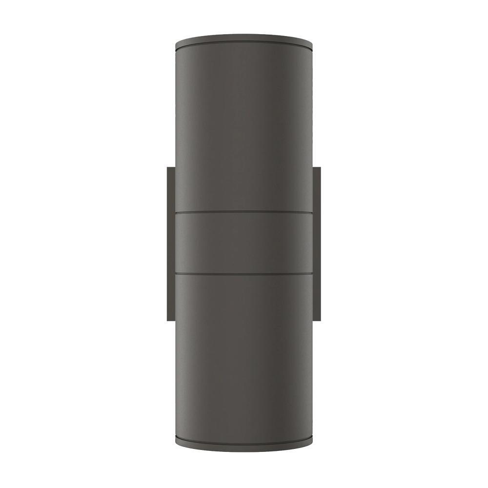 LED Up & Down Lights Outdoor Wall Light, Cylinder Outdoor Sconces, 2x36W, AC100- 277V, Double Side Light (Avail Color - Red, Green, Blue)