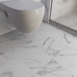 20 x 20 in Lumino Statuario Matte Pressed Glazed Porcelain Tile