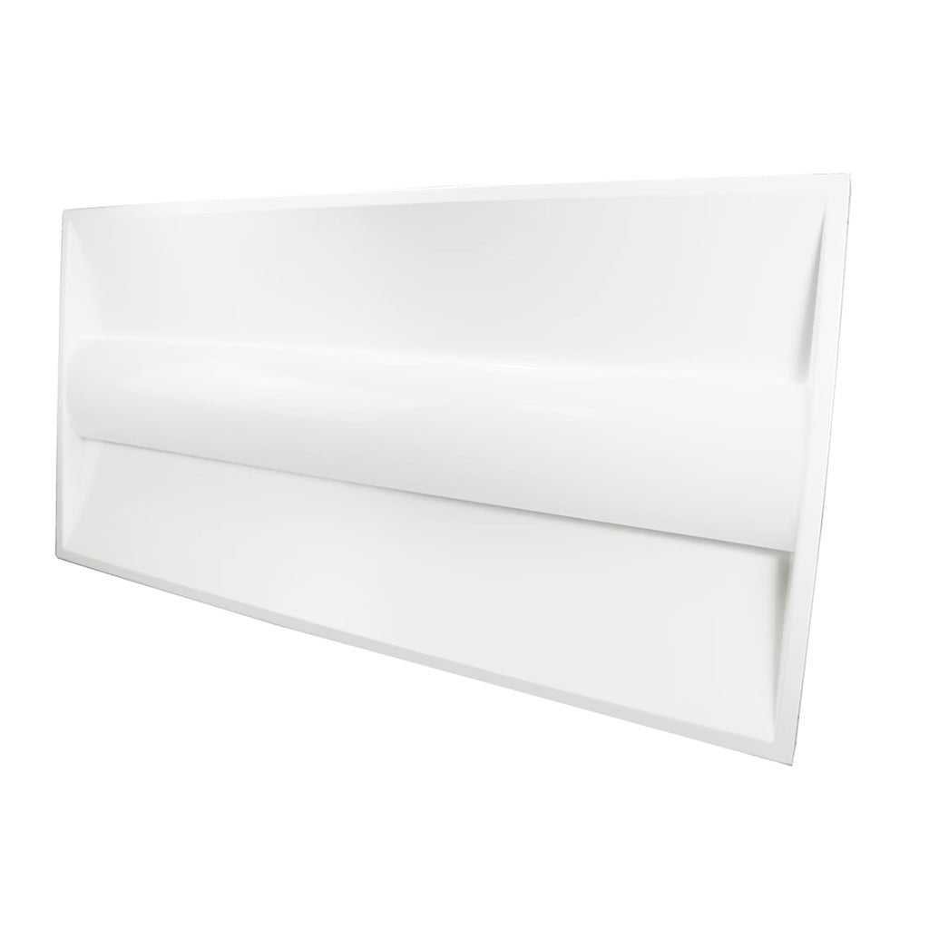 2 ft. x 4 ft. LED Center Basket Troffers, 50W/60W/72W Switchable, 4000K/5000K/6500K CCT Changeable, Dip Switch, 0-10V Dim, 100V-277V, ETL, DLC 5.1 Listed, Recessed Light Fixtures 2-Pack