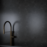 2 In Hexagon La Marca Nero Venato Honed Glazed Porcelain Mosaic