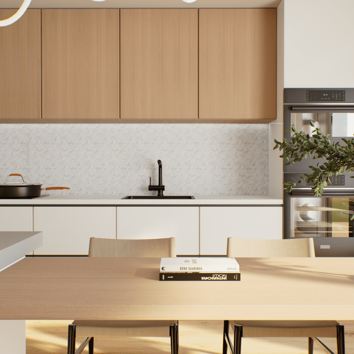 2 In Hexagon La Marca Statuarietto Polished Glazed Porcelain Mosaic