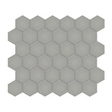 2 In Hexagon Soho Cement Chic Matte Glazed Porcelain Mosaic