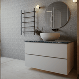 2 in. Plata Perla Grigia Hexagon Matte Glazed Porcelain Mosaic