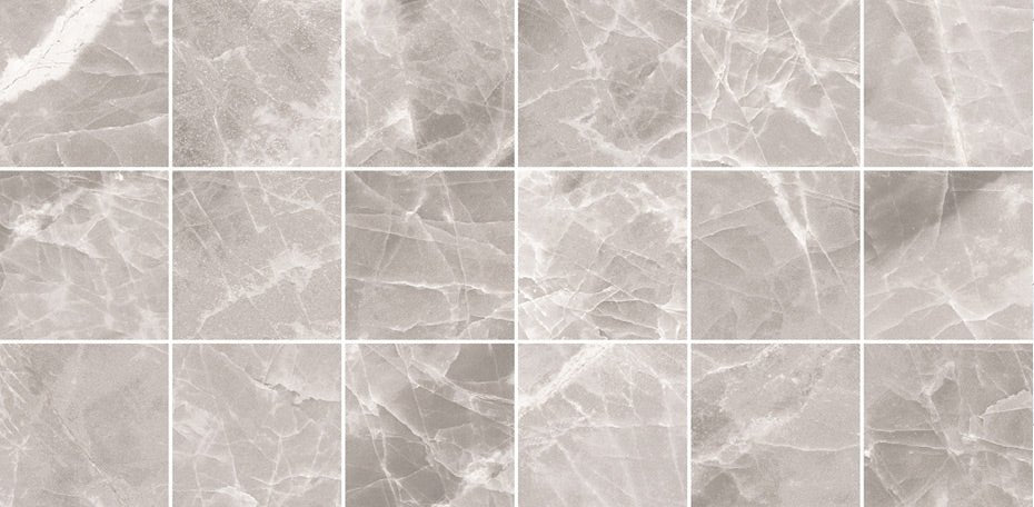2 In. X 2 In. Mosaic Nambia Grey Satin Matte Porcelain - Square Wall & Floor Tile (4.84 Sqft/Case)