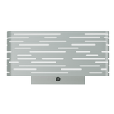 2-Light, 14"W Bedside Headboard Light, Rectangular Shape, Material: Metal + Acrylic, Twinkle Glossy Finish, 110V, ETL, w/ on/off Rocker Switch, Wall Mounted Light
