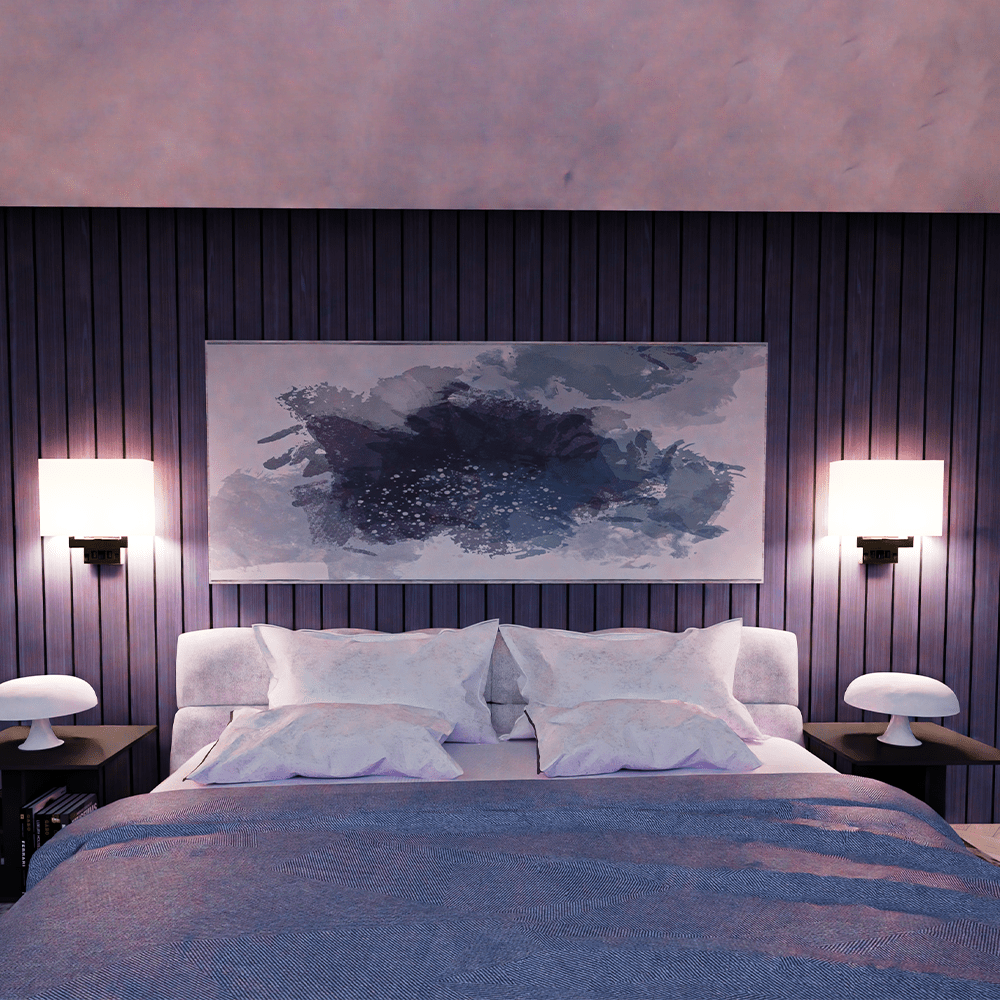 2-Light, Wall Sconce for Bedroom with 2 Switch, 2 USB, 2 Type C & 1 Outlet, White Fabric / Acrylic Shade, Wall Mounted Lamps for Hotel, Corridor and Restaurant