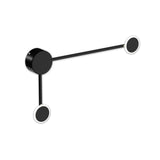 2-Lights, LED Wall Sconce Light 6W/Head, 3000K, 300LM/Head, Integrated LED Light Combination, 120V Dimmable, Matte Black Body Finish