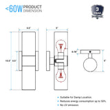 2-Lights, Wall Sconce with White Glass Shade, Brushed Brass Finish, Dim: L13.5"xW4.45"xE5", Hallway Light Fixtures