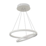 2-Ring, Circular LED Chandelier, 60W, 3000K, 2800LM, Dimmable, 5 Years Warranty