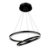 2-Ring, Circular LED Chandelier, 60W, 3000K, 2800LM, Dimmable, 5 Years Warranty