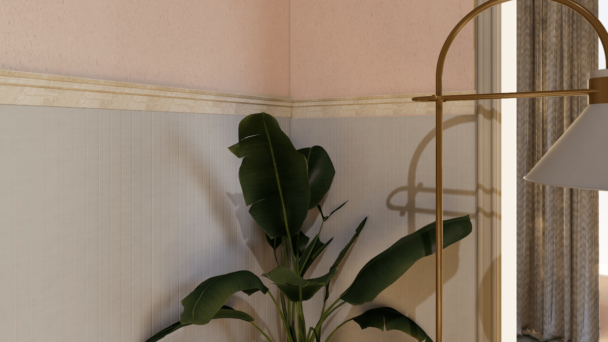 2 X 12 In Allure Crema Honed Marble Chairrail