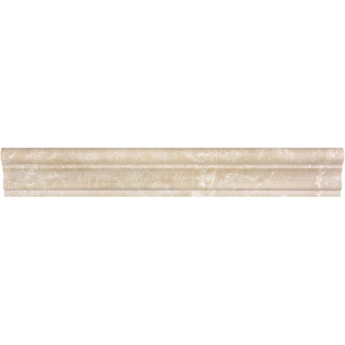 2 X 12 In Allure Crema Honed Marble Chairrail