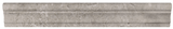 2 X 12 In Ritz Gray Honed Marble Chairrail