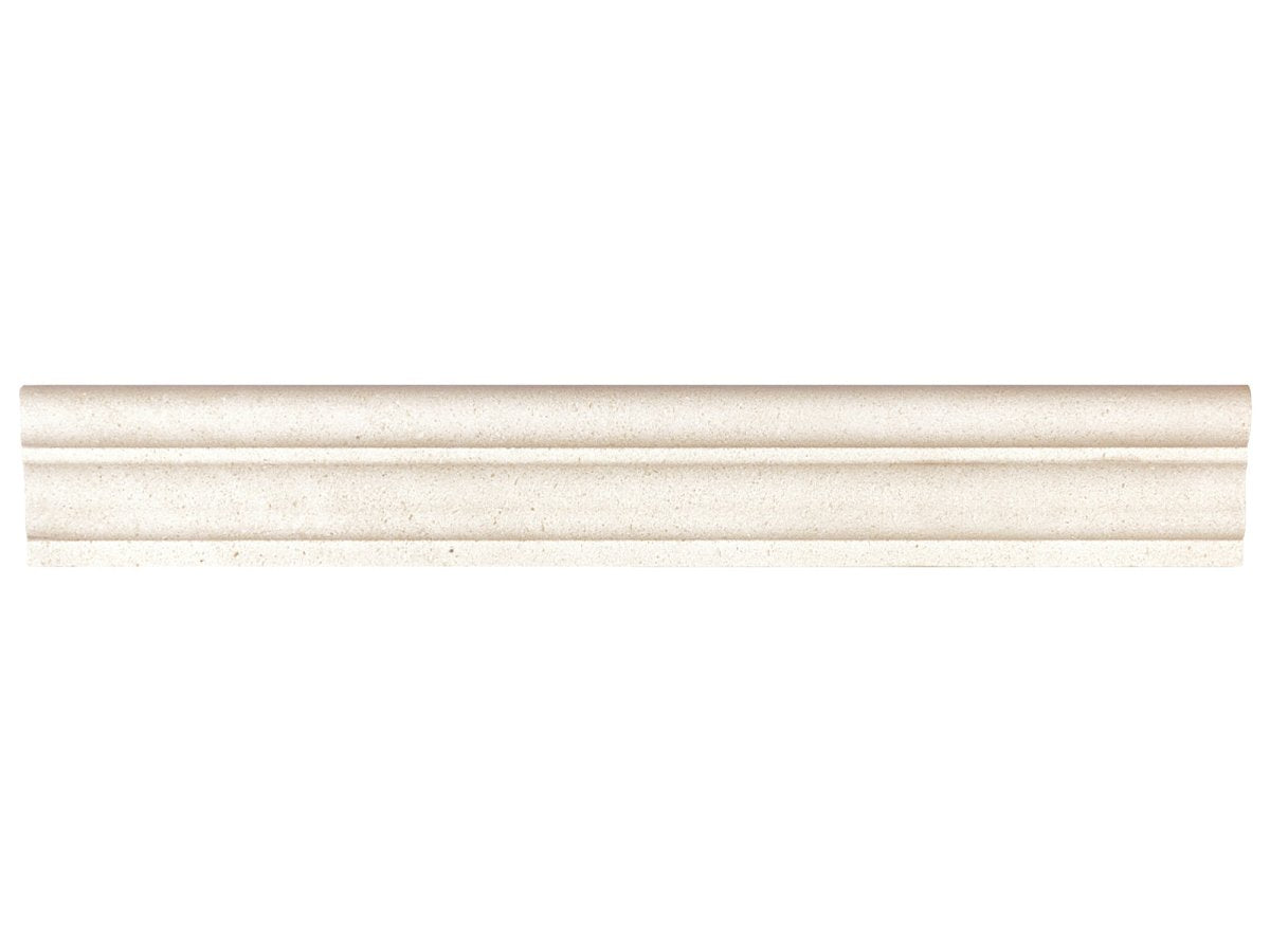 2 X 12 In Serene Ivory Polished Limestone Chairrail