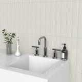 2 x 12 in. Soho Canvas White Glossy Pressed Glazed Ceramic Wall Tile