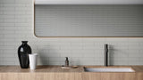 2 X 12 In Soho Loft Grey Dark Colors Matte Pressed Glazed Ceramic