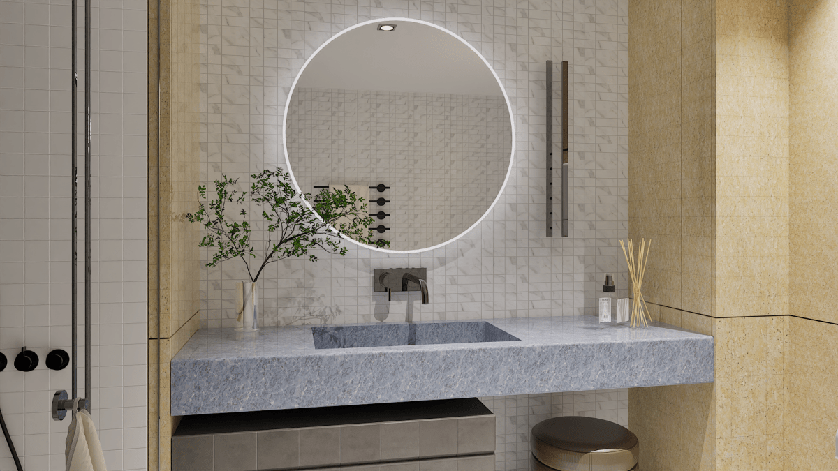 2 X 2 In Altezza Carrara Matte Glazed Porcelain Mosaic