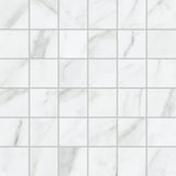 2 X 2 In Altezza Carrara Matte Glazed Porcelain Mosaic