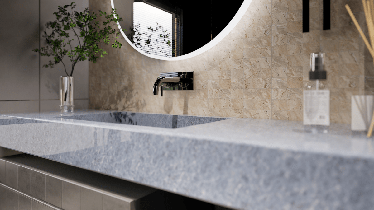 2 X 2 In Antico Classic Matte Glazed Porcelain Mosaic