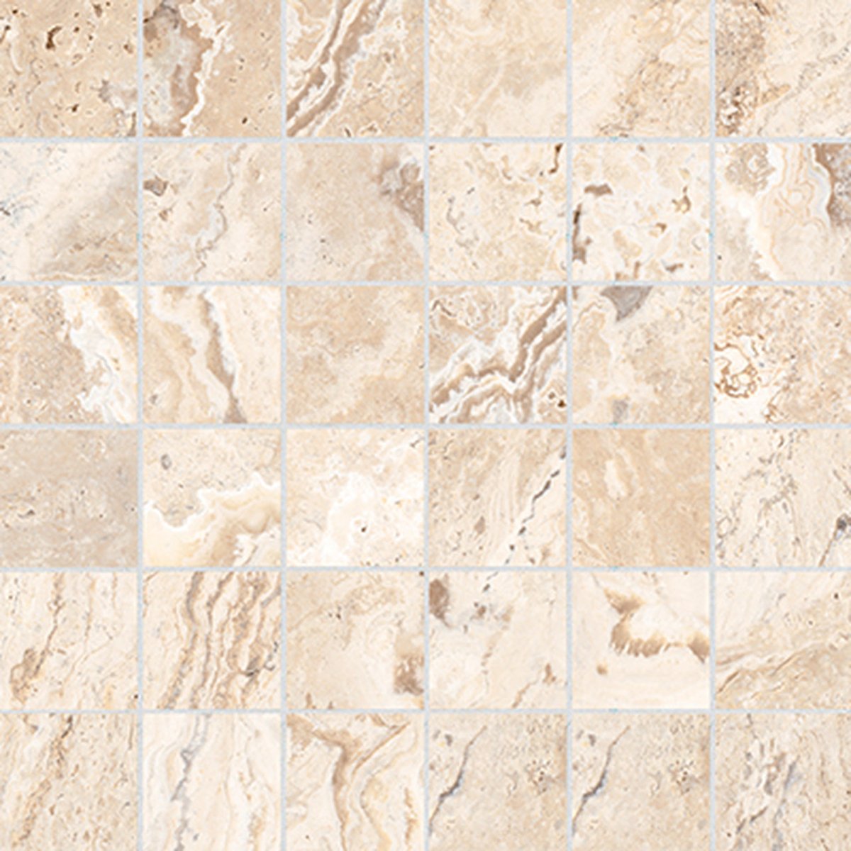 2 X 2 In Antico Sand Matte Glazed Porcelain Mosaic