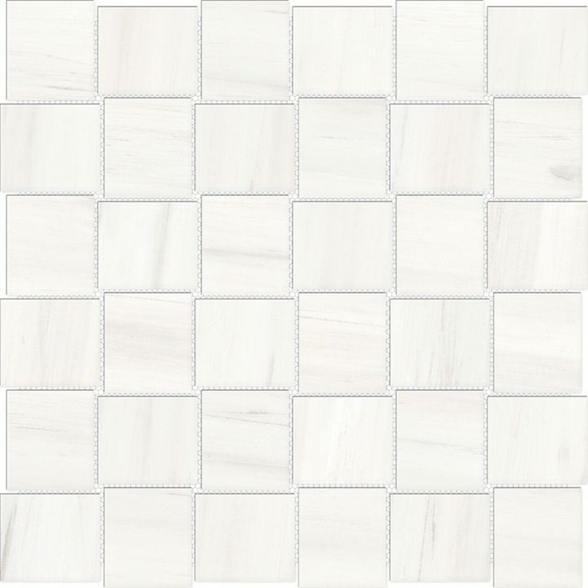 2 X 2 In Basketweave Mayfair Suave Polished Glazed Porcelain Mosaic