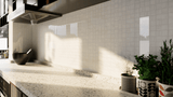 2 X 2 In Basketweave Mayfair Suave Polished Glazed Porcelain Mosaic
