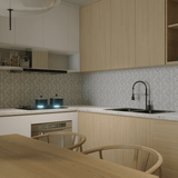 2 X 2 In Basketweave Precept Ice Matte Glazed Porcelain Mosaic