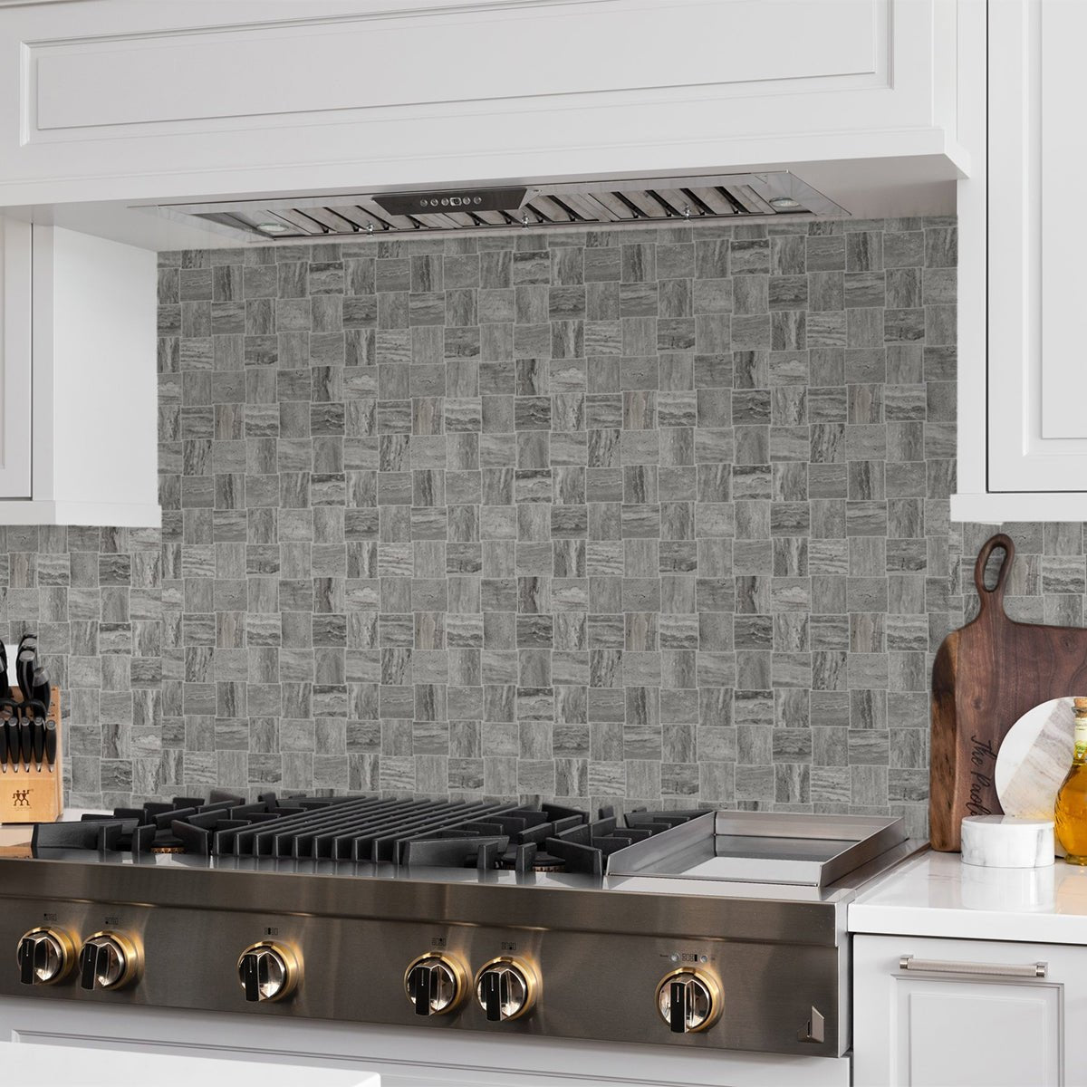 2 X 2 In Basketweave Precept Mica Matte Glazed Porcelain Mosaic