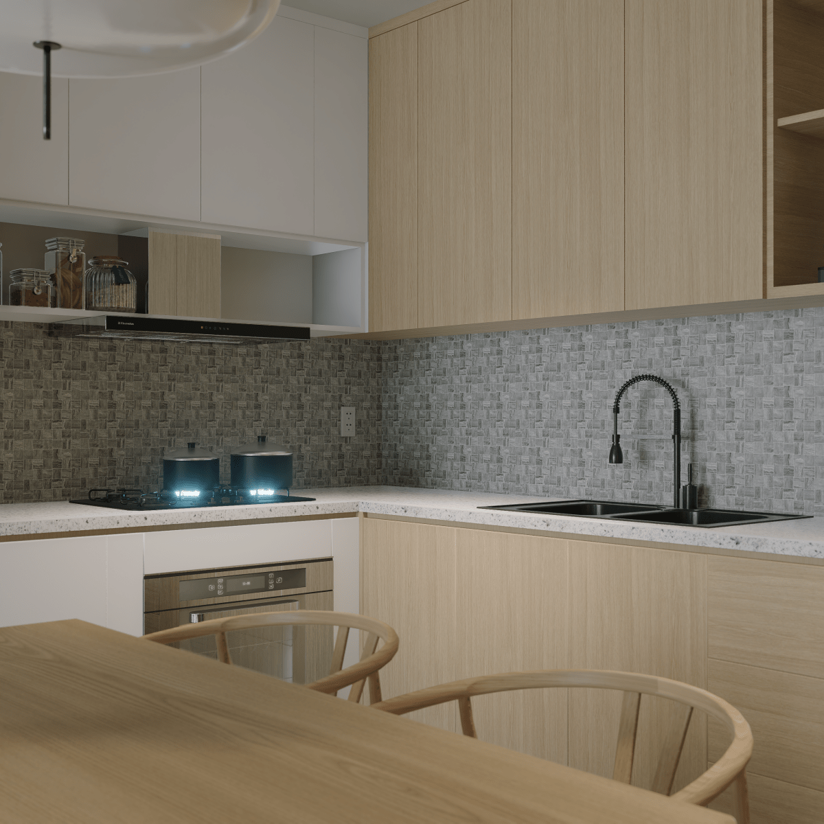 2 X 2 In Basketweave Precept Mica Matte Glazed Porcelain Mosaic