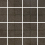 2 X 2 In Cinq Brown Matte Glazed Ceramic Mosaic