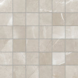 2 X 2 In Classic Pulpis Grey Matte Glazed Porcelain Mosaic
