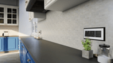2 X 2 In Crux Ash Matte Glazed Porcelain Mosaic