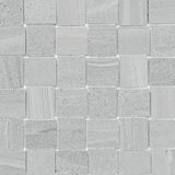2 x 2 in. Davenport Ice Basketweave Matte Glazed Porcelain Mosaic
