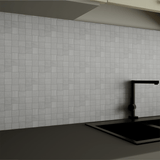 2 x 2 in. Davenport Ice Basketweave Matte Glazed Porcelain Mosaic