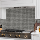 2 x 2 in. Eramosa Carbon Basketweave Matte Glazed Porcelain Mosaic