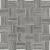 2 x 2 in. Eramosa Carbon Basketweave Matte Glazed Porcelain Mosaic