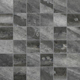 2 X 2 In Evolution Carbon Matte Glazed Porcelain Mosaic