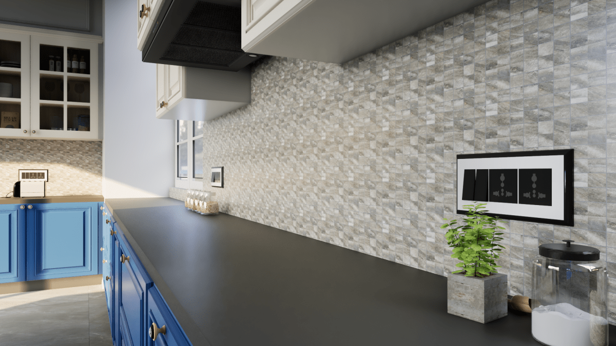 2 X 2 In Evolution Mica Matte Glazed Porcelain Mosaic