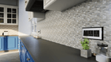 2 X 2 In Evolution Mica Matte Glazed Porcelain Mosaic