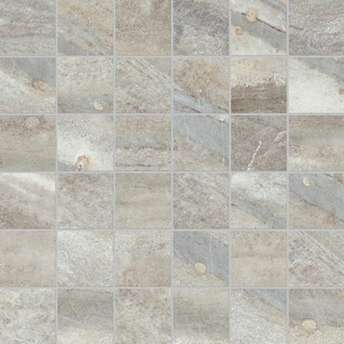 2 X 2 In Evolution Sand Matte Glazed Porcelain Mosaic