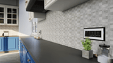 2 X 2 In Industria Chromium Matte Color Body Porcelain Mosaic
