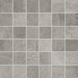 2 X 2 In Industria Chromium Matte Color Body Porcelain Mosaic