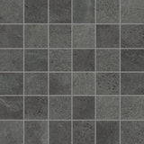 2 X 2 In Industria Graphite Matte Color Body Porcelain Mosaic