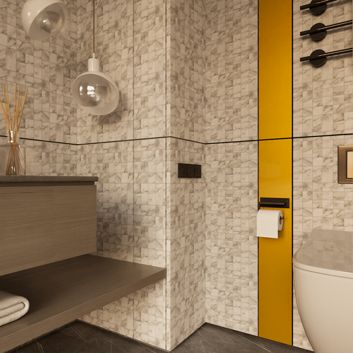 2 X 2 In La Marca Arabescato Honed Glazed Porcelain Mosaic