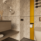 2 X 2 In La Marca Arabescato Honed Glazed Porcelain Mosaic