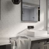 2 X 2 In La Marca Carrara Honed Glazed Porcelain Mosaic