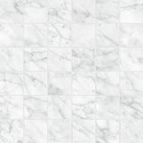2 X 2 In La Marca Carrara Honed Glazed Porcelain Mosaic
