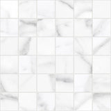 2 X 2 In La Marca Statuario Honed Glazed Porcelain Mosaic