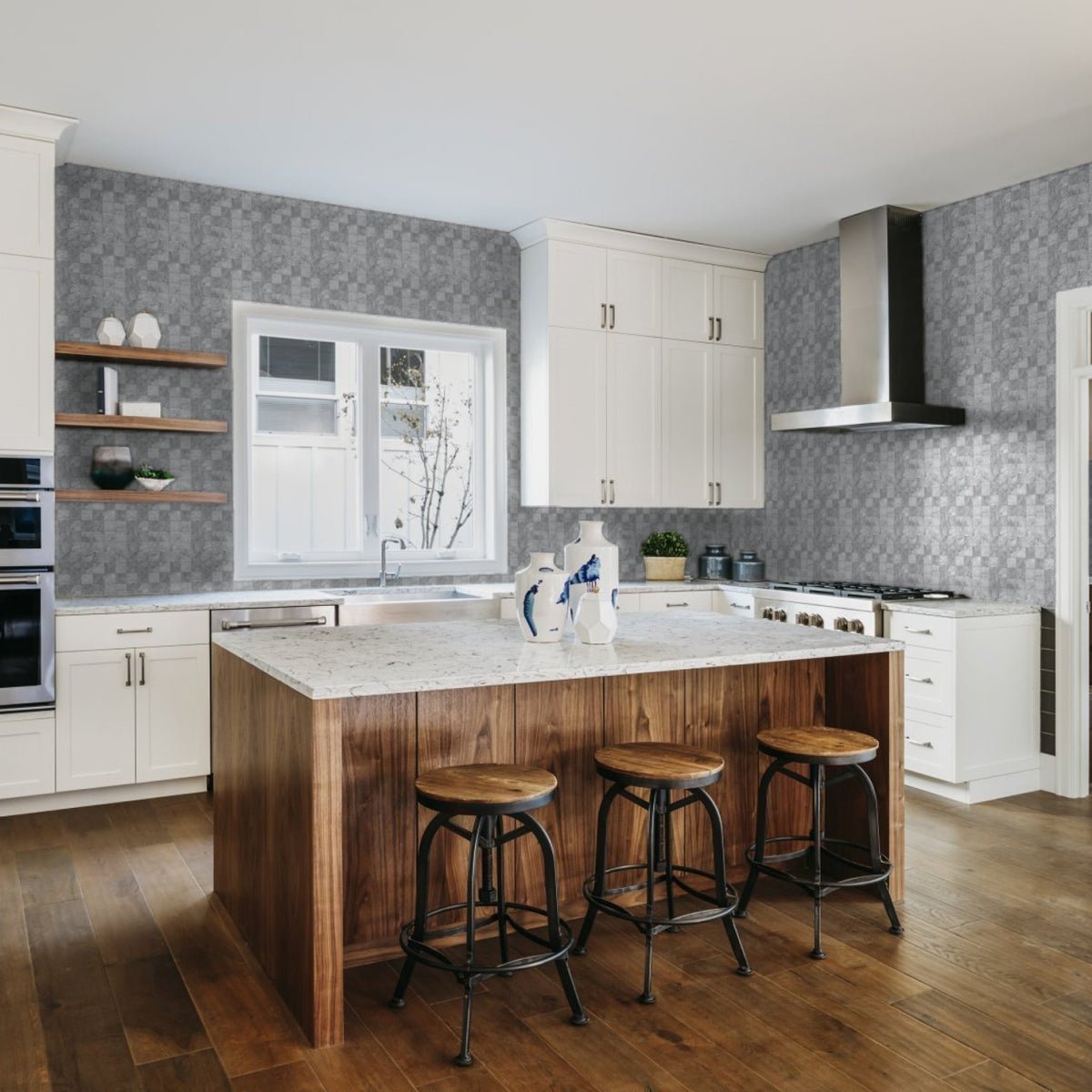 2 X 2 In Malena Carbon Matte Glazed Ceramic Mosaic